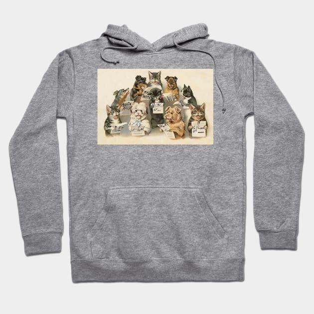 Dog and Cats Gospel Choir Hoodie by Star Scrunch